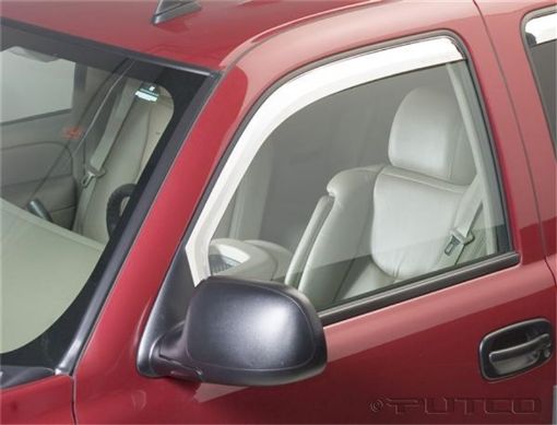 Picture of Putco 02 - 06 GMC Sierra EXT cabCrew Cab (Front Only) - Excl Reg Cab Element Chrome Window Visors