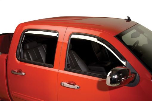 Picture of Putco 14 - 14 Chevrolet Silverado HD - Standard Cab Element Chrome Window Visors