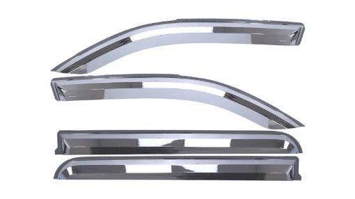 Picture of Putco 19 - 20 Ram 1500 - Quad Cab (Set of 4) Element Chrome Window Visors