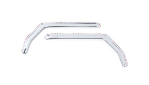 Picture of Putco 07 - 18 Jeep Wrangler JK - Front Only Element Chrome Window Visors