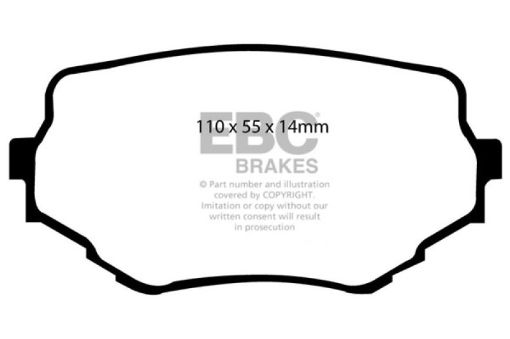 Picture of EBC 99 - 05 Suzuki Grand Vitara 2.5 Greenstuff Front Brake Pads