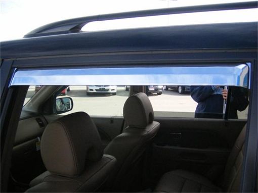 Picture of Putco 03 - 08 Honda Pilot (Set of 4) Element Chrome Window Visors
