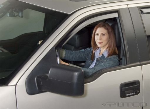 Picture of Putco 04 - 08 Ford F - 150 Super CrewStandard Cab (Front Only) Element Tinted Window Visors
