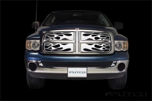 Picture of Putco 03 - 05 Ram 25003500 Flaming Inferno Stainless Steel Grille