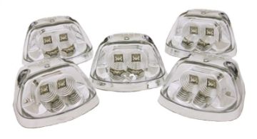 Picture of Putco 94 - 98 RAM - Clear - 5pc Kit (Amber) LED Roof Lamps (Replacement)
