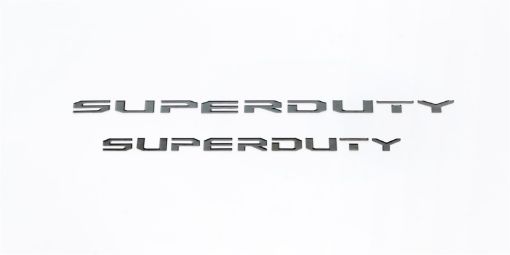 Picture of Putco 17 - 19 Ford SUPERDUTY Letters (StampedBlack Platinum) TailgateRear