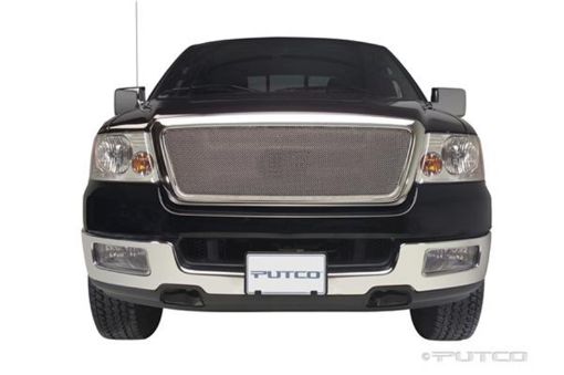 Picture of Putco 04 - 08 Ford F - 150 LD Honeycomb (Excl Heritage)(Covering Logo) - Bolt on Liquid Mesh Grilles