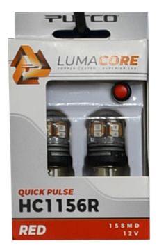 Picture of Putco LumaCore 1156 Red - Pair (x3 Strobe w Bright Stop)