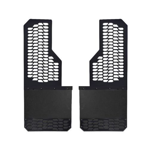 Picture of Putco 17 - 20 Ford SuperDuty - Set of 2 (Excl Dually Rear) Mud Skins - HDPE w Hex Shield