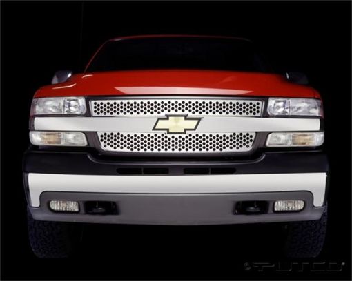 Picture of Putco 01 - 02 Chevrolet Silverado HD Punch Stainless Steel Grilles