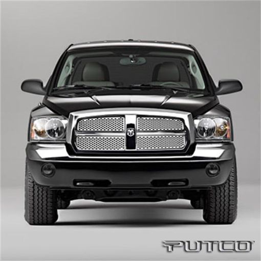 Picture of Putco 05 - 07 Dodge Dakota Punch Stainless Steel Grilles