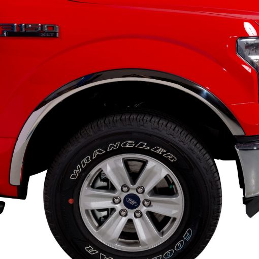 Picture of Putco 17 - 20 Ford SuperDuty w Factory Flares - 3.5in Wide Stainless Steel Fender Trim