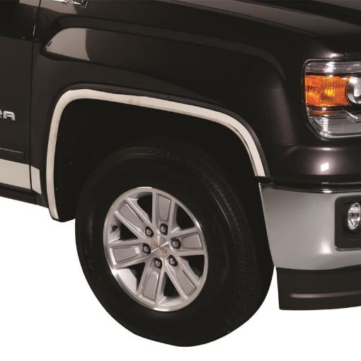 Picture of Putco 14 - 15 GMC Sierra LD - Full (Replaces or Fits on top of the OEM Fender trim) SS Fender Trim