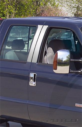 Picture of Putco 99 - 07 Ford SuperDuty (Crew Cab) - 4pcs Stainless Steel Pillar Posts Classic