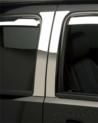 Picture of Putco 04 - 09 Infiniti QX56 (4 Door) - 6pcs Set Stainless Steel Pillar Posts Classic