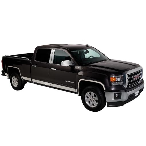 Picture of Putco 14 - 18 GMC Sierra LD - Crew Cab - 5.5in Bed - 10pcs Stainless Steel Rocker Panels