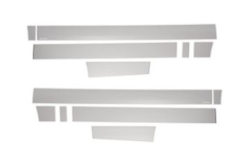 Picture of Putco 15 - 20 Ford F - 150 Super Cab 6.5ft Short Box (4.25in Tall - 12pcs) SS Rocker Panels