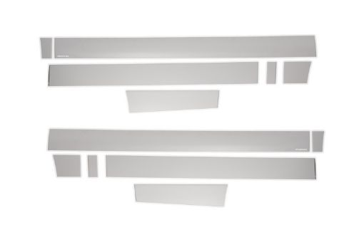 Picture of Putco 15 - 20 Ford F - 150 Super Cab 6.5ft Short Box (4.25in Tall - 12pcs) SS Rocker Panels