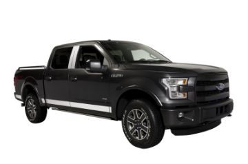 Picture of Putco 15 - 20 Ford F - 150 Super Crew Cab 5.5ft Short Box (4.25in Tall - 12pcs) SS Rocker Panels