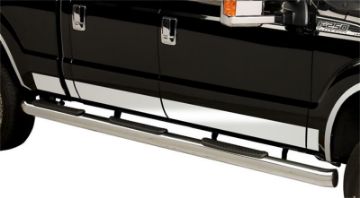 Picture of Putco 17 - 20 Ford SuperDuty SuperCrew - 6.5ft Bed Stainless Steel Rocker Panels