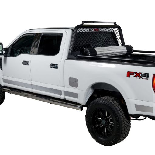 Picture of Putco 17 - 20 Ford SuperDuty Super Cab 8ft Box Dually - 12pcs - 4.25in Wide SS Rocker Panels