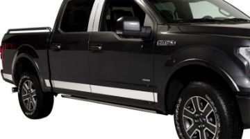 Picture of Putco 16 - 17 Nissan Titan Crew Cab 6.7ft Bed Stainless Steel Rocker Panels