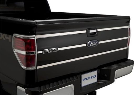 Picture of Putco 09 - 14 Ford F - 150 - SS Tailgate Accent - 6pcs (3 Horizontal Lines) Tailgate Accents