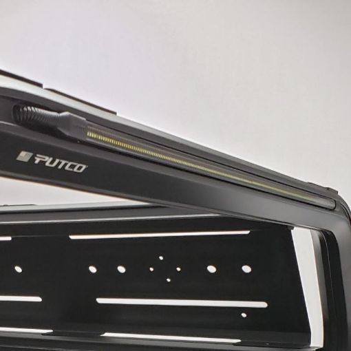 Picture of Putco 36in Red Venture TEC Rack Blade LED Light Bar w Extended Harness - High Mount Braket Light