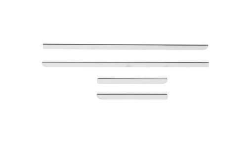 Picture of Putco 14 - 14 Chevrolet Silverado HD - Ext Cab - Stainless Steel Window Trim Accents