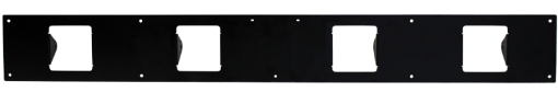 Picture of Go Rhino SRM100 Front Plate - Four 3in Cube Lights