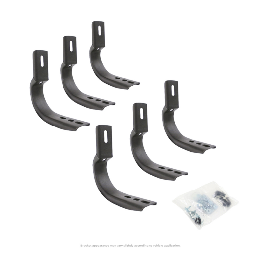 Picture of Go Rhino 04 - 14 Ford F - 150 Brackets for OE Xtreme Cab Length SideSteps