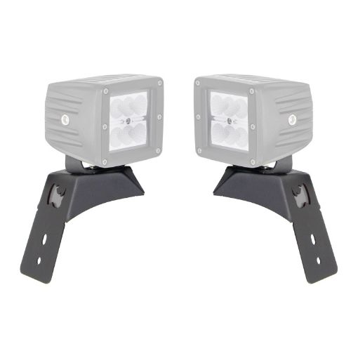 Picture of Go Rhino 18 - 20 Jeep Wrangler JLJLUGladiator JT Light Mount - 3in Cube