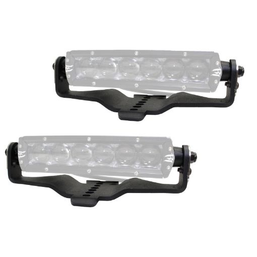 Picture of Go Rhino 18 - 20 Jeep Wrangler JLJLUGladiator JT Light Mount - Two 6in Single Row