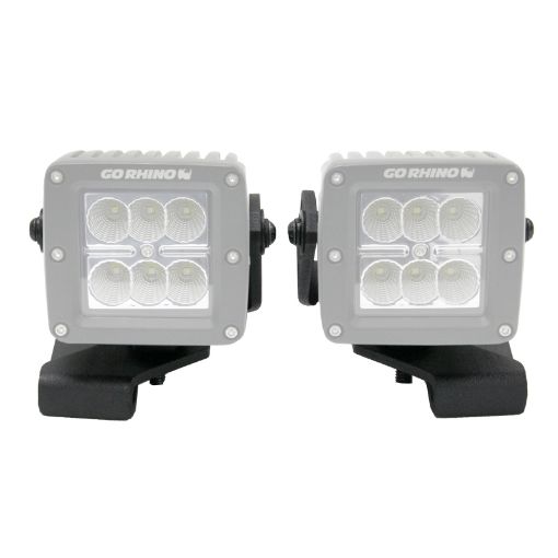 Picture of Go Rhino 18 - 20 Jeep Wrangler JLJLUGladiator JT Light Mount - 3in Cube
