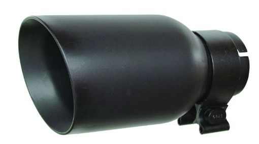 Picture of Go Rhino Exhaust Tip - Textured black - ID 2 12in x L 8in x OD 4in