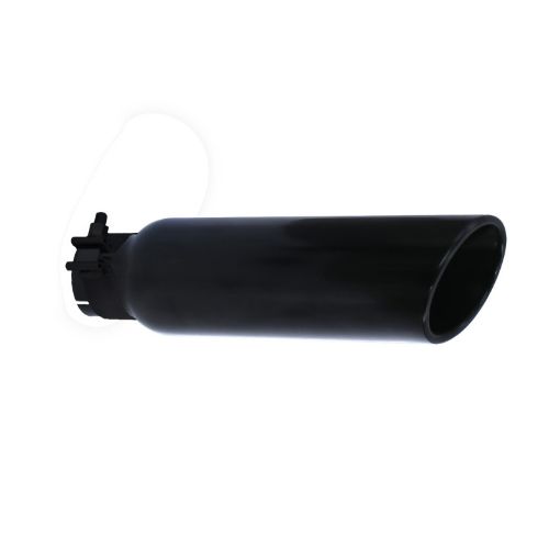 Picture of Go Rhino Exhaust Tip - Black - ID 2 34in x L 14in x OD 4in