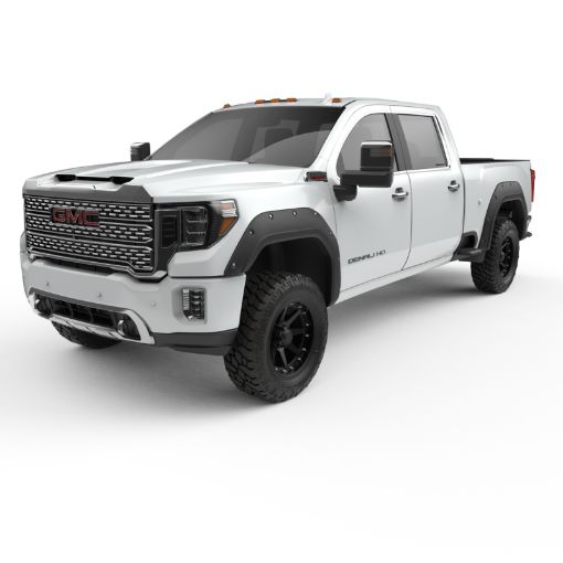 Picture of EGR 2020 GMC Sierra HD Bolt - On Style Black Fender Flare - Set