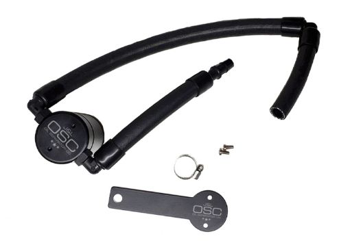 Picture of JL 18 - 22 Kia Stinger GT 3.3TT Passenger Side Oil Separator 3.0 - Black Anodized