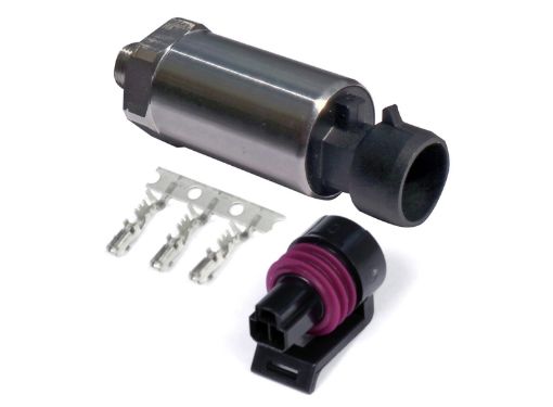 Picture of Haltech 150 PSI Motorsport (SS Diaphragm) FuelOilWastegate 18 NPT Pressure Sensor (Incl PlugPin)