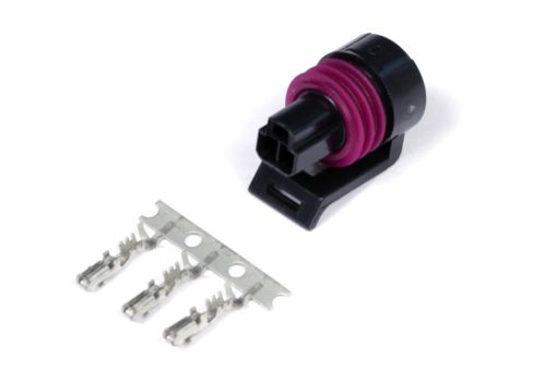 Picture of Haltech Delphi 3 Pin Pressure Sensor Connector Plug Pins