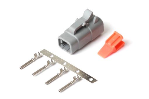 Picture of Haltech Male Deutsch DTM - 4 Connector 7.5 Amp Plug Pins