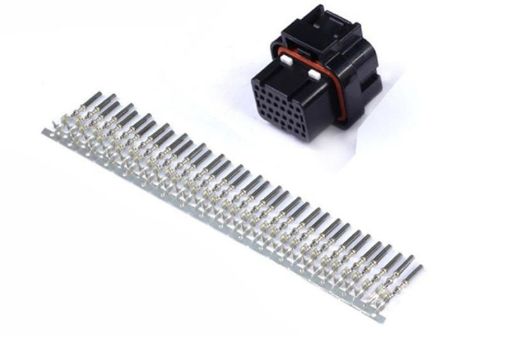 Picture of Haltech AMP 26 Pin 4 Row 3 Keyway Superseal Connector Plug Pins