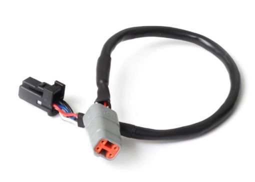 Picture of Haltech Elite CAN Cable DTM - 4 to 8 Pin Black Tyco 150mm (6in)