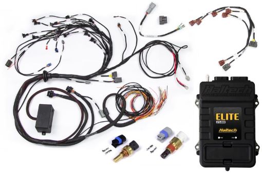 Picture of Haltech Elite 2500 Terminated Engine Harness ECU Kit w Early Ignition