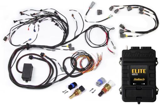 Picture of Haltech Elite 2500 Terminated Engine Harness ECU Kit w Late Ignition