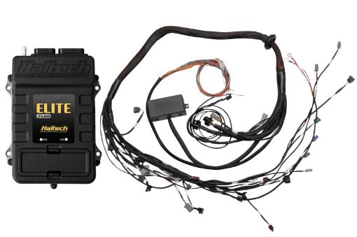 Picture of Haltech Elite 2500 Terminated Harness ECU Kit w EV1 Injector Connectors