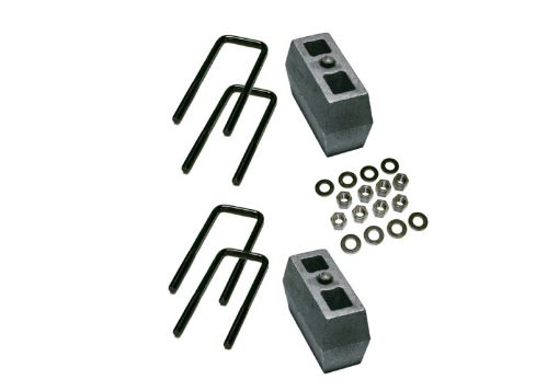 Picture of Superlift 89 - 96 Toyota Pickup 4WD Short Bed Standard Cab 4in Block Kit w 3.312in Wide U - Bolts