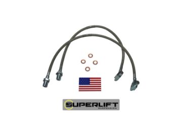 Picture of Superlift 71 - 78 GM PickupBlazerSuburban w 4 - 6in Lift Kit (Pair) Bullet Proof Brake Hoses