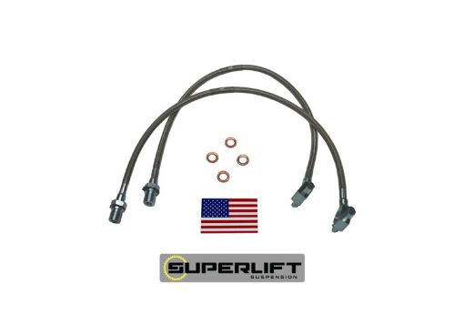 Picture of Superlift 71 - 78 GM PickupBlazerSuburban w 4 - 6in Lift Kit (Pair) Bullet Proof Brake Hoses