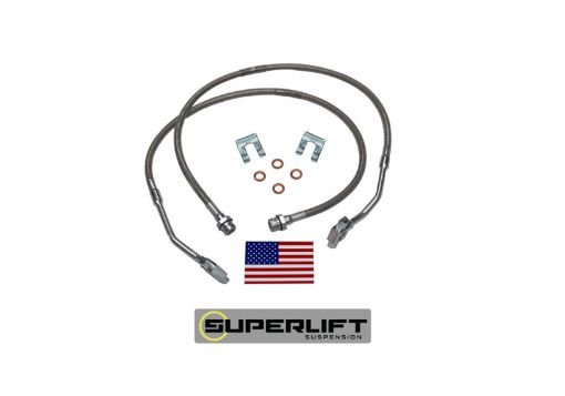 Picture of Superlift 79 - 86 GM PickupBlazerSuburban w 8 - 12in Lift Kit (Pair) Bullet Proof Brake Hoses
